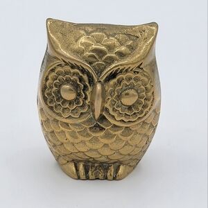 Vintage Brass Owl #2354